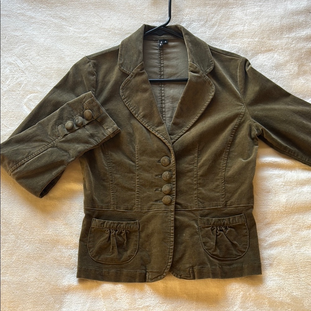 Olive Green Women's Blazer